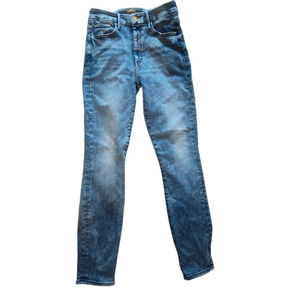 MOTHER Jeans High Rise Blue Skinny Fit - Picture 5 of 8